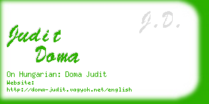 judit doma business card